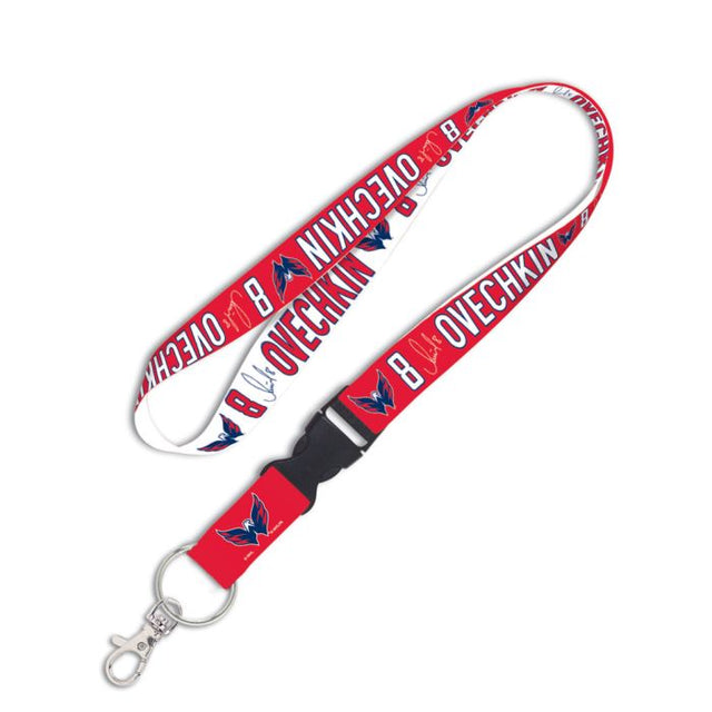 Washington Capitals Lanyard w/detachable buckle 1" Alex Ovechkin