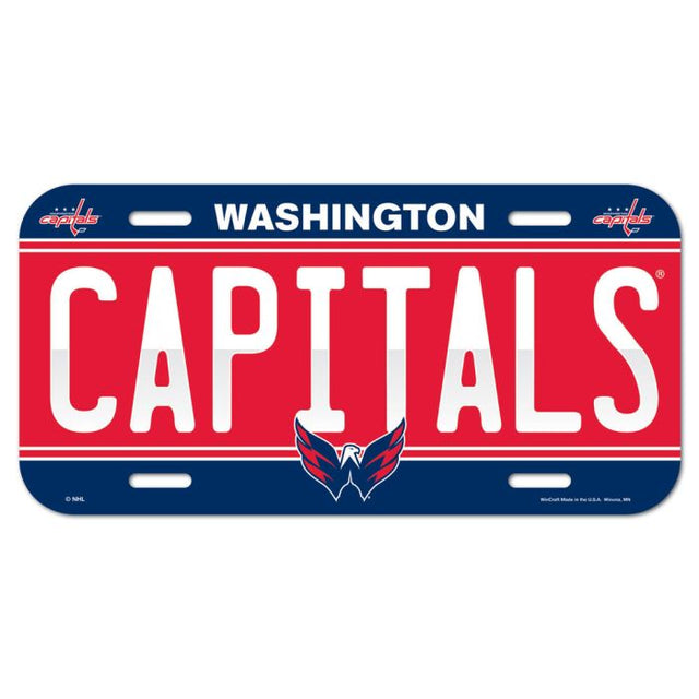 Washington Capitals License Plate