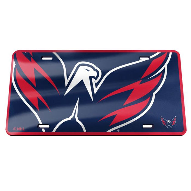 Washington Capitals MEGA Specialty Acrylic License Plate