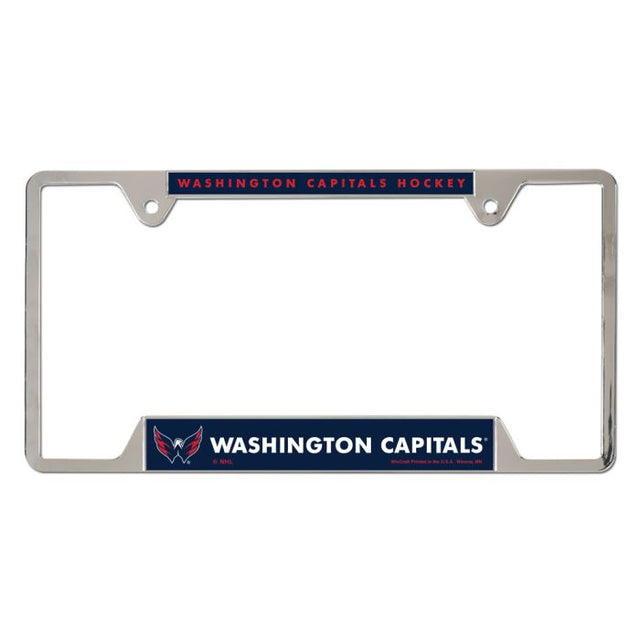 Washington Capitals Metal License Plate Frame