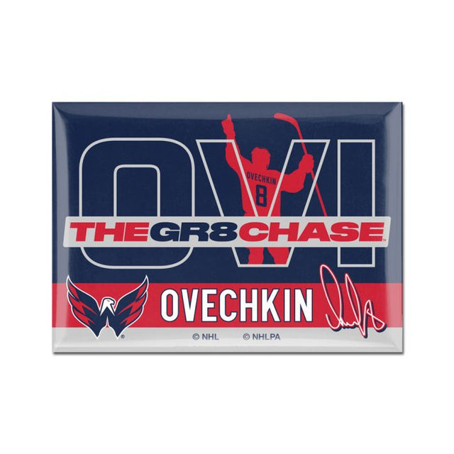 Washington Capitals Metal Magnet 2.5" x 3.5" Alex Ovechkin