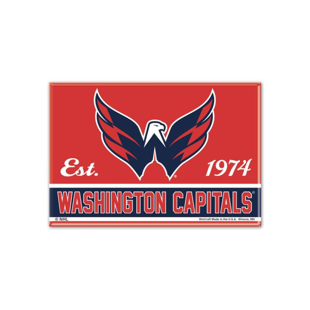 Washington Capitals Metal Magnet 2.5" x 3.5"