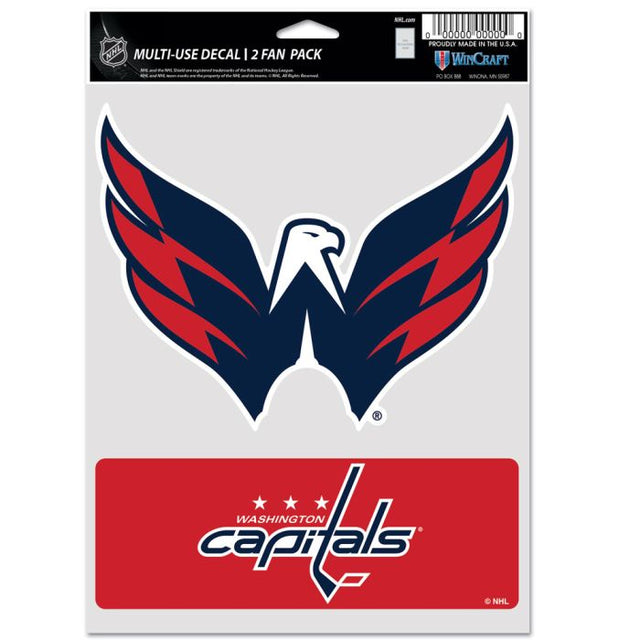 Washington Capitals Multi Use 2 Fan Pack