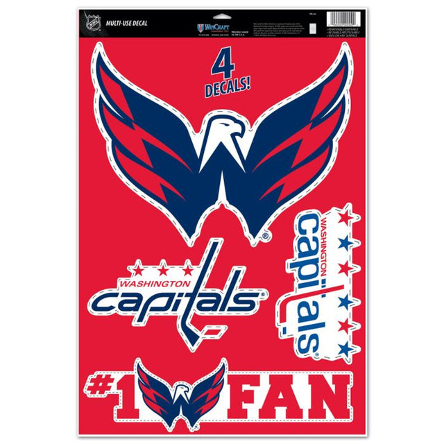 Calcomanía multiusos de Washington Capitals, 11" x 17"