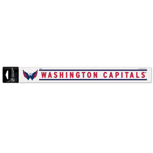 Calcomanías de Washington Capitals de corte perfecto de 2" x 17"