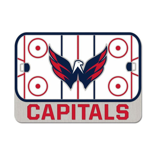 Tarjeta de joyería con pin esmaltado coleccionable RINK de Washington Capitals