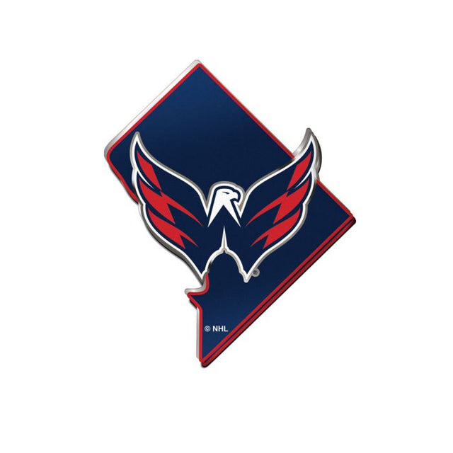 Emblema acrílico para automóvil de Washington Capitals STATE