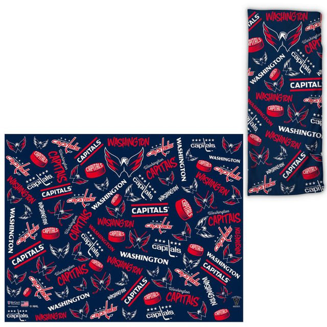 Washington Capitals Scatter Print Fan Wraps