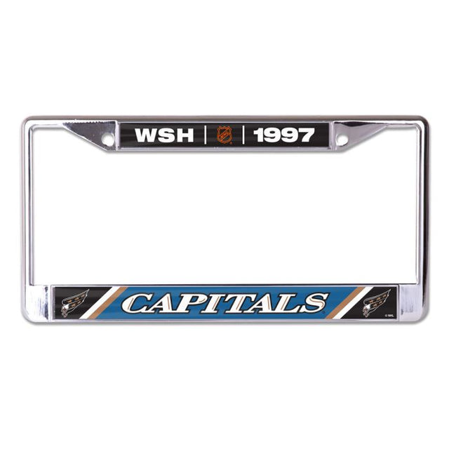 Washington Capitals Special Edition Lic Plt Frame S/L Printed