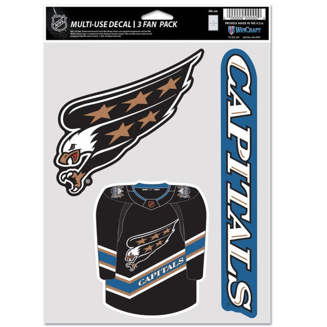 Washington Capitals Special Edition Multi Use 3 Fan Pack