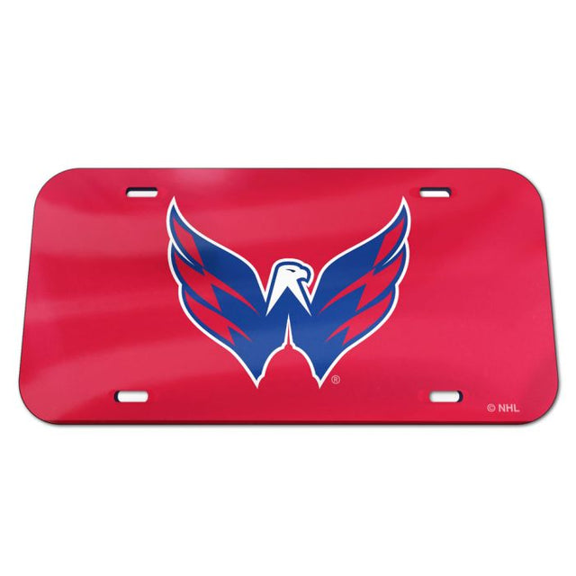 Washington Capitals Specialty Acrylic License Plate