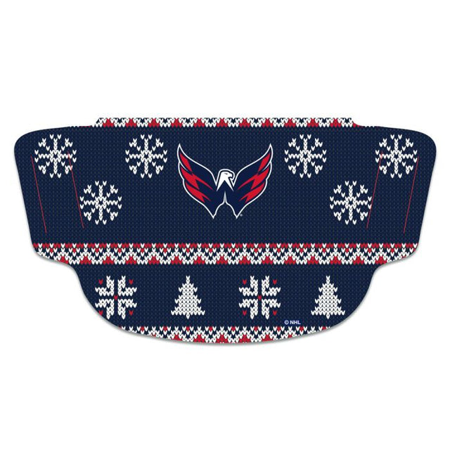 Washington Capitals / Ugly Sweater Ugly Sweater Máscara de fanático Cubrebocas