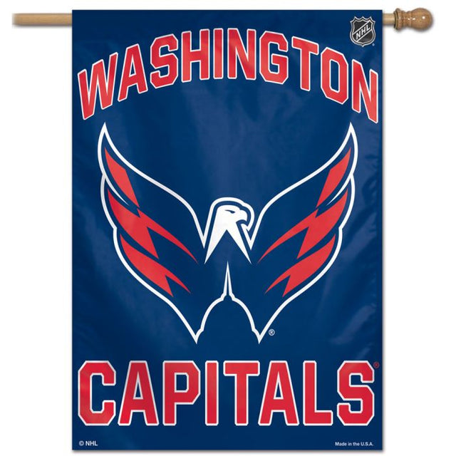 Bandera vertical de Washington Capitals de 28" x 40"