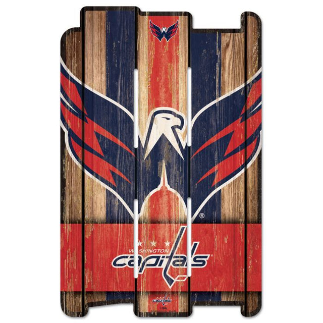 Washington Capitals Wood Fence Sign