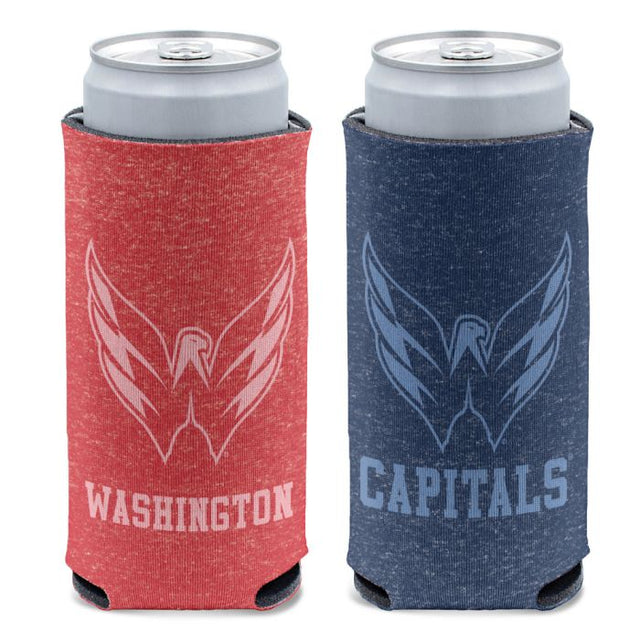 Washington Capitals colored heather 12 oz Slim Can Cooler