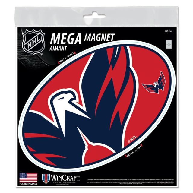 Washington Capitals mega Outdoor Magnets 6" x 6"