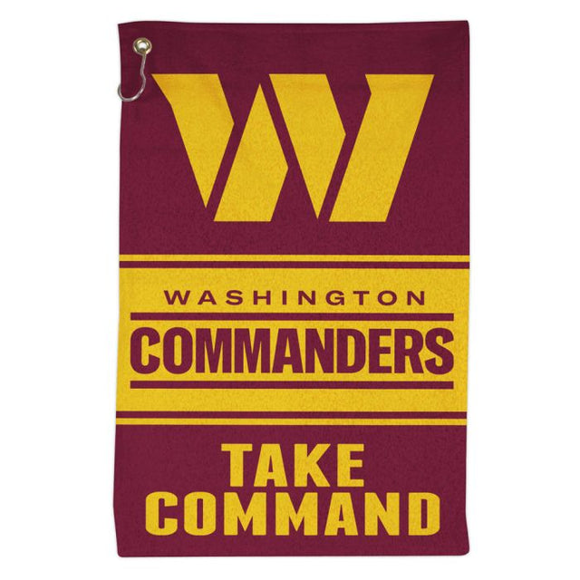 Toalla deportiva de 16 x 25 de los Washington Commanders