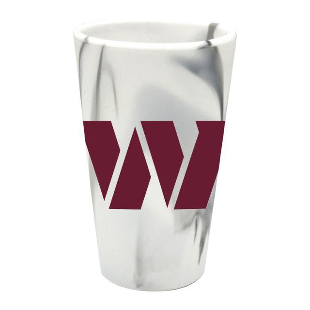 Vaso de pinta de silicona de 16 oz de Washington Commanders Fashion