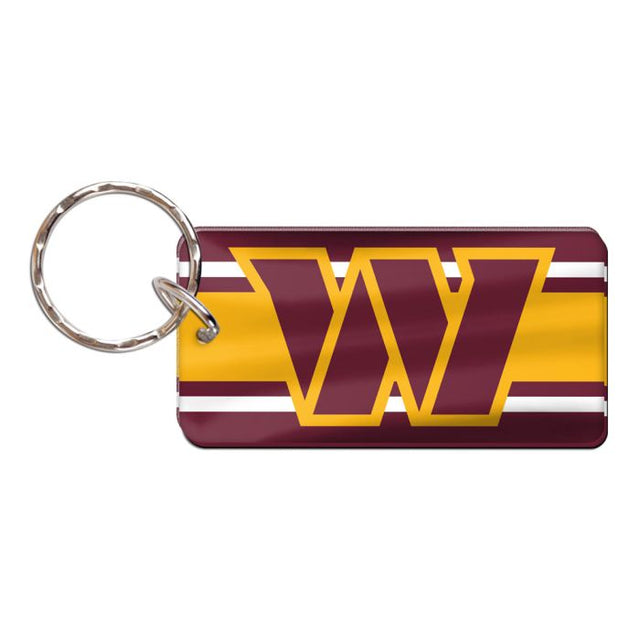 Washington Commanders Keychain Rectangle