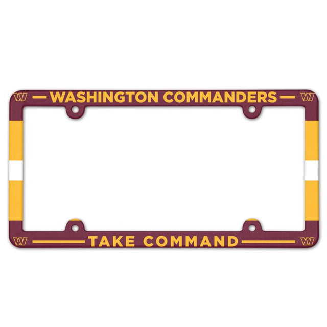 Washington Commanders Lic Plate Frame Full Color