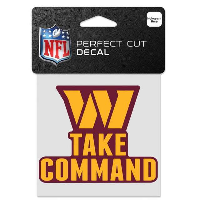 Washington Commanders Perfect Cut Color Decal 4" x 4"