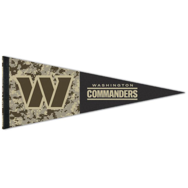 Banderín de edición estándar de los Washington Commanders de 12" x 30"