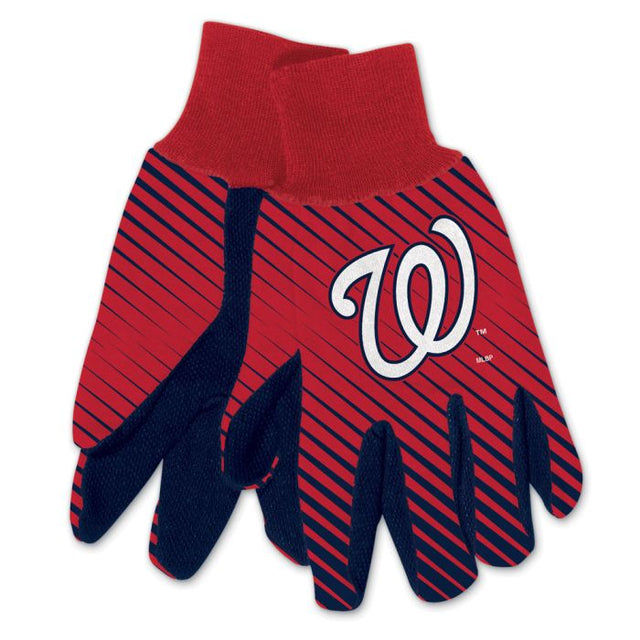 Guantes de dos tonos para adultos de Washington Nationals