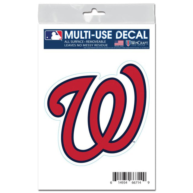 Calcomanías para todas las superficies de Washington Nationals, 3" x 5"