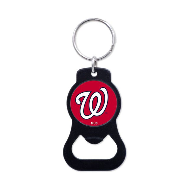 Washington Nationals Black Bottle Opener Key Ring