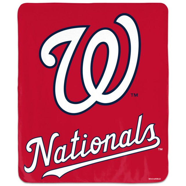 Manta de los Washington Nationals: imagen ganadora, 50 x 60 pulgadas