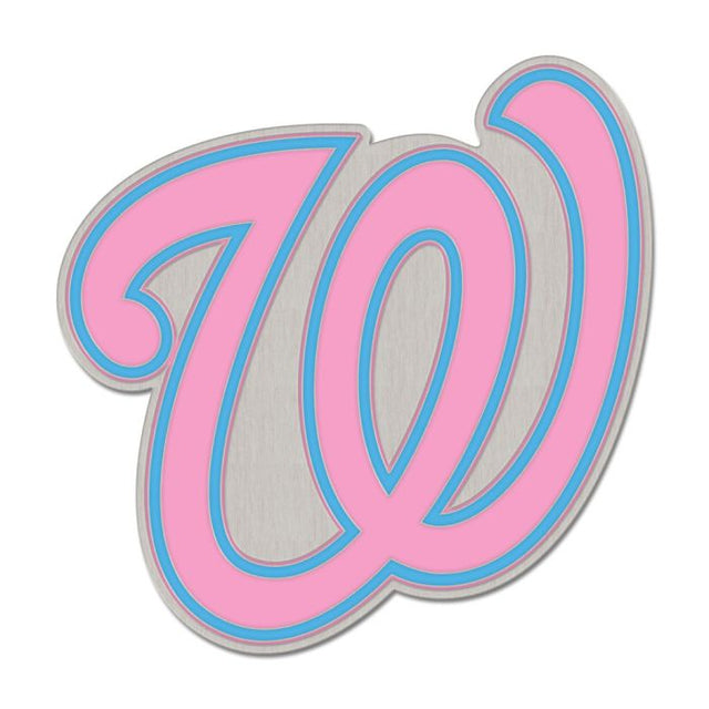 Tarjeta de joyería con pin esmaltado de colección de los Washington Nationals