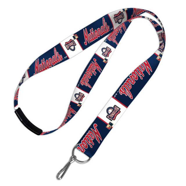 Cordones de los Washington Nationals/Cooperstown con cierre de seguridad de 1"