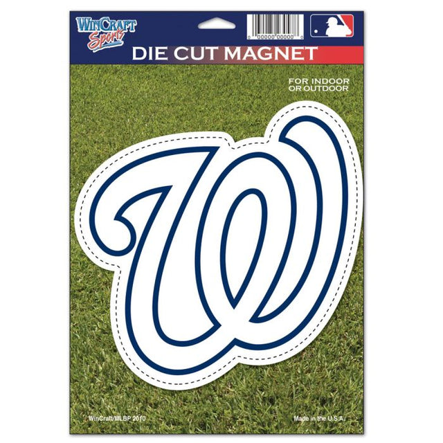 Washington Nationals Die Cut Logo Magnet 6.25" x 9"