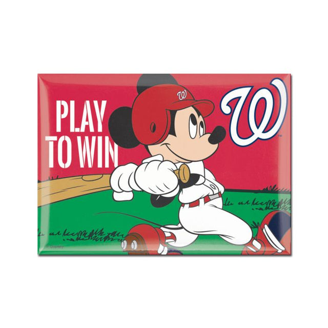 Washington Nationals / Disney Metal Magnet 2.5" x 3.5"