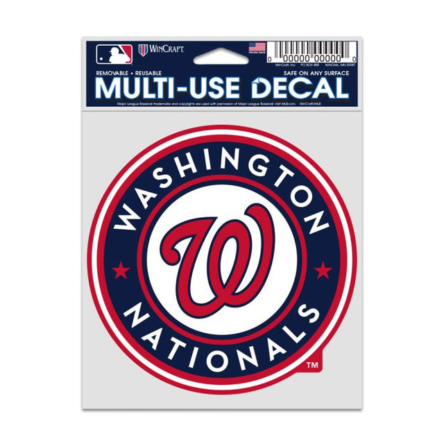 Calcomanías para fanáticos de los Washington Nationals de 3,75" x 5"