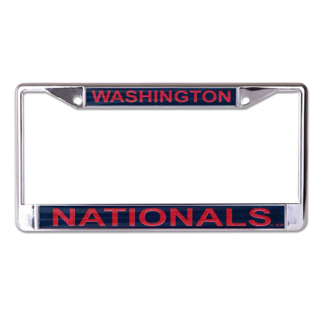 Marco con licencia impresa de los Washington Nationals GLITTER, talla S/L