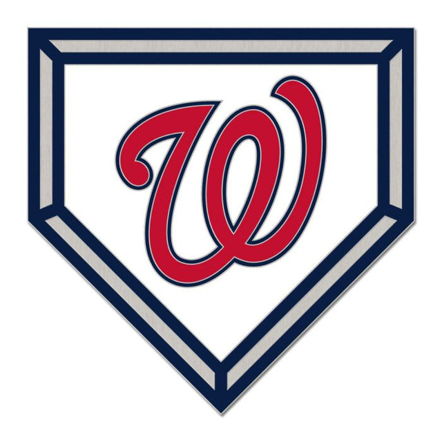 Tarjeta de joyería con pin esmaltado de colección HOME PLATE de Washington Nationals