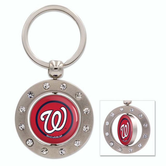 Llavero de los Washington Nationals con spinner brillante