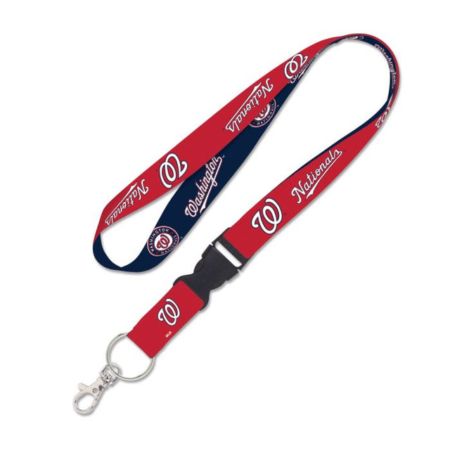 Cordón de Washington Nationals con hebilla desmontable de 1"