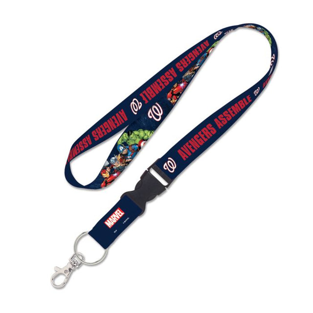 Washington Nationals / Marvel (c) 2021 MARVEL Lanyard w/detachable buckle 1"