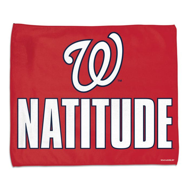 Toalla de rally NATITUDE de los Washington Nationals (a todo color)