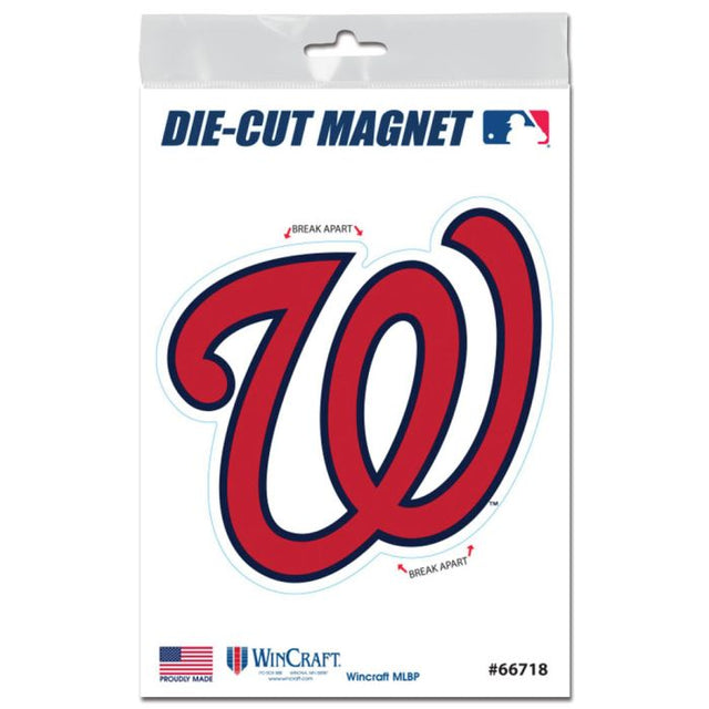 Imanes para exteriores de Washington Nationals, 3" x 5"