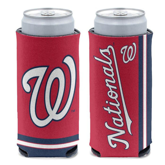 Enfriador de latas delgado de 12 oz PRIMARY de Washington Nationals