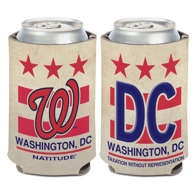 Enfriador de lata con placa ESTATAL de Washington Nationals, 12 oz.