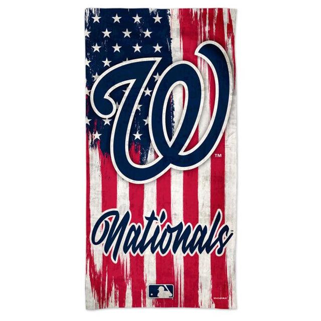 Toalla de playa Spectra de Washington Nationals de 30" x 60"