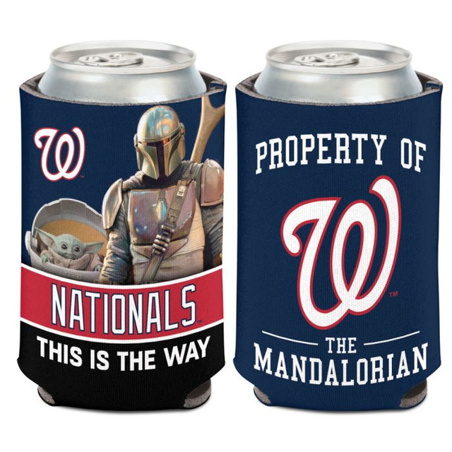 Enfriador de lata Washington Nationals / Star Wars Mandalorian de 12 oz.