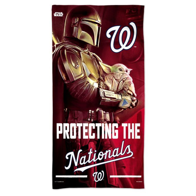 Washington Nationals / Star Wars Mandalorian Spectra Beach Towel 30" x 60"