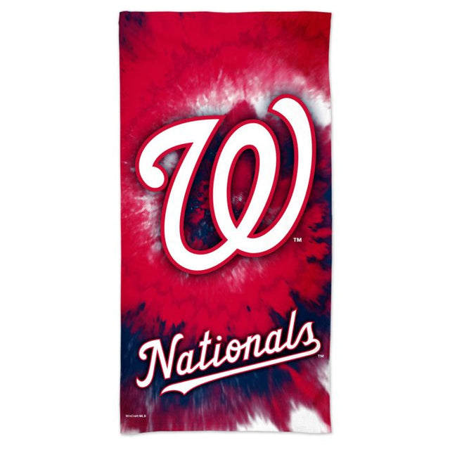 Toalla de playa Spectra TDYE de Washington Nationals de 30" x 60"