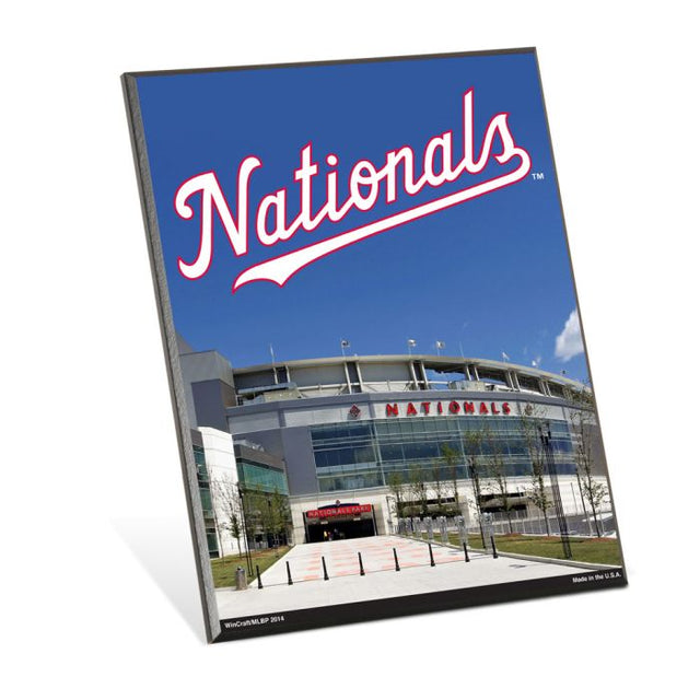 Washington Nationals Wood Easel Sign 8" x 10"