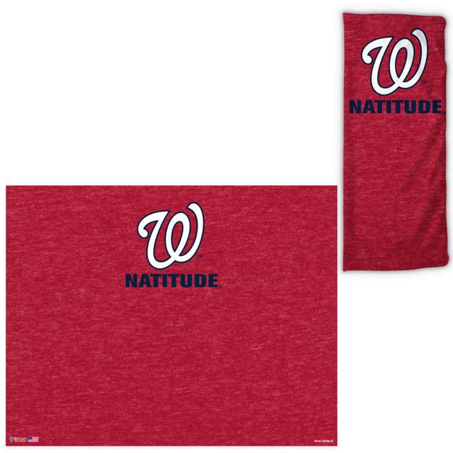 Envolturas para fanáticos de los Washington Nationals con motivos jaspeados